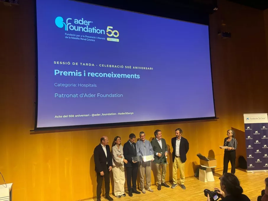 Distinció d'Ader Foundation a l'equip de coordinadors de donacions i trasplantaments del Trueta.