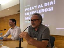 El director mèdic de l’Hospital Santa Caterina, Josep Costa, i el cap de Neurologia del centre i de l’Hospital Trueta, Lluís Ramió