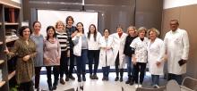 El grup de professionals que  treballen amb l'abordatge social i sanitari dels pacients més complexos del Ripollès