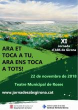 Cartell XI Jornada d'Àrees Bàsiques de Salut de Girona que tindrà lloc a Roses