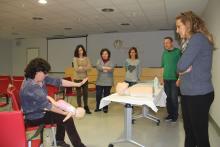 Una sessió formativa impartida pels pediatres del Trueta a l'Hospital de Figueres