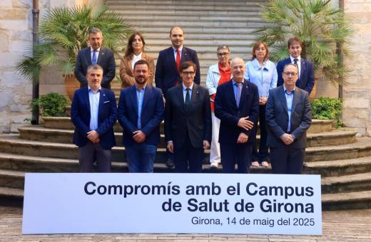 La Generalitat, els ajuntaments de Girona i Salt i la Universitat de Girona firmen un protocol que actualitza el seguiment del projecte amb una comissió mixta.