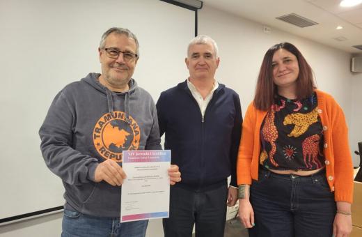 Josep Serra i Ariadna Jordà de l’EAP BÀSCARA