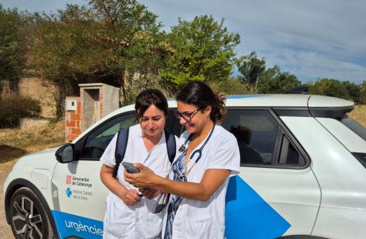Professioals de l'EAP Bàscara  utilitizen la geolocalització de domicilis per facilitar l'atenció domiciliària en entorns rurals