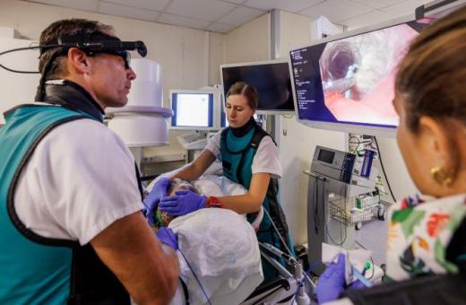 Procediment a l'àrea d'endoscòpies del Trueta