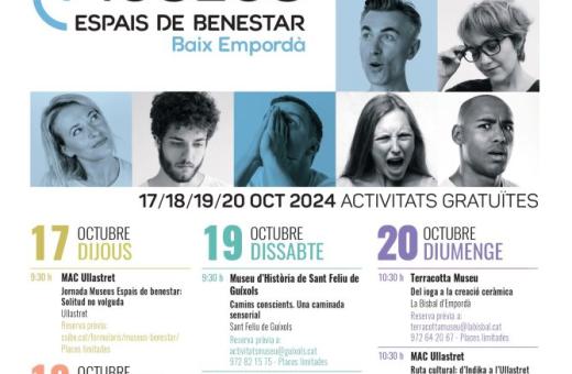 Programa de la iniciativa MUSEUS ESPAIS BENESTAR del Baix Empordà