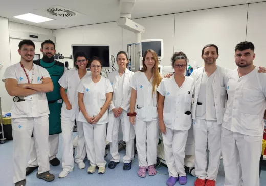 Professionals que formen la Unitat de broncoscòpies de l'Hospital Trueta.