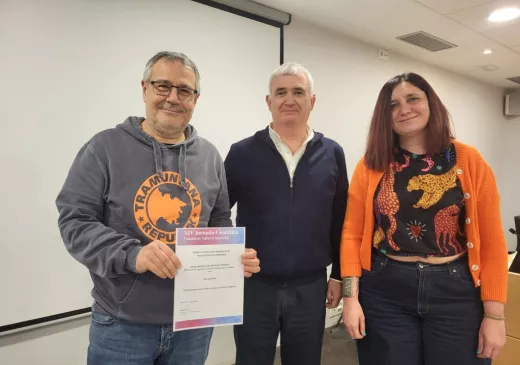 Josep Serra i Ariadna Jordà de l’EAP BÀSCARA