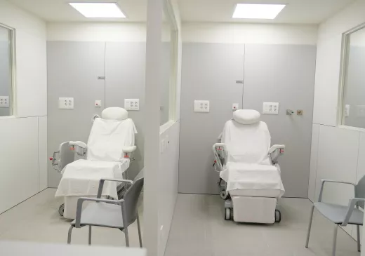 Les s butaques del nou Hospital de Dia Oncohematològic de l'ICO