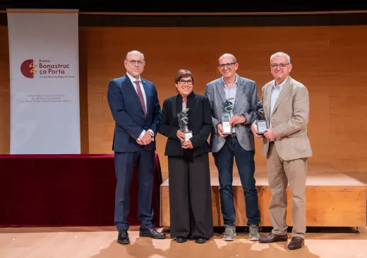 El Dr.Josep Perapoch rep el premi Bonastruc ça Porta 2026 en representació del Servei de Pediatria del Trueta