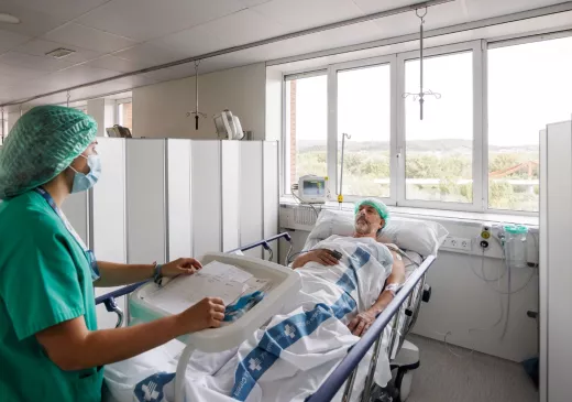 Atenció a un pacient hospitalitzat al Servei de Cardiologia del Trueta