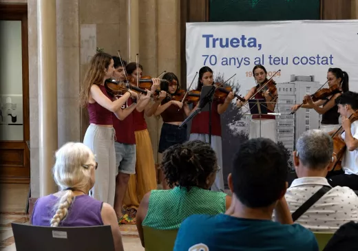 Concert de la Jove Orquestra de les Comarques Gironines a l'Hospital Trueta