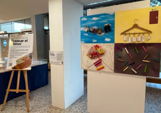 Exposició 'Dialegs amb Art' dins del programa d'activitats del Dia Mundial de la Salut Metal.