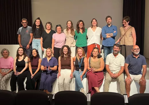 Presentació del projecte d'audioguies sensorials amb participació de EAP Sant Feliu Guíxols 