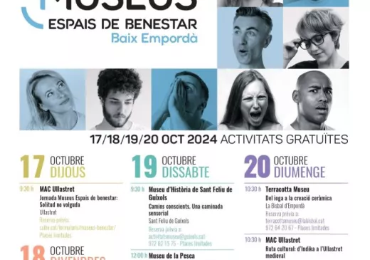 Programa de la iniciativa MUSEUS ESPAIS BENESTAR del Baix Empordà